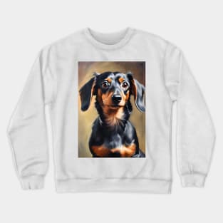 Chihuahua Dog Breed Oil Painting Crewneck Sweatshirt